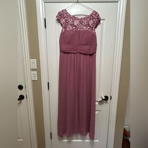 Women’s Plus size wedding guest maxi dress